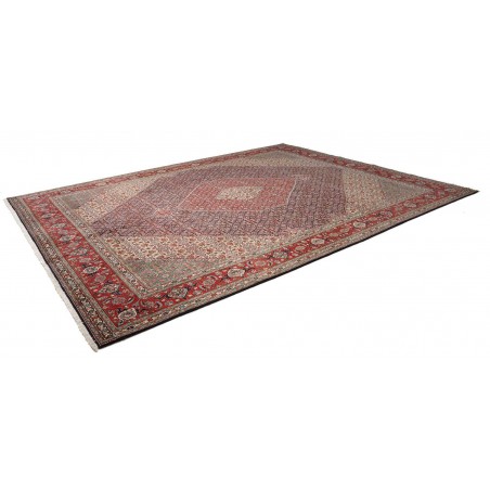 Tappeto Tabriz 40 Raj Persia azzurro grigio 308x397