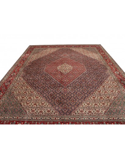 Tappeto Tabriz 40 Raj Persia azzurro grigio 308x397
