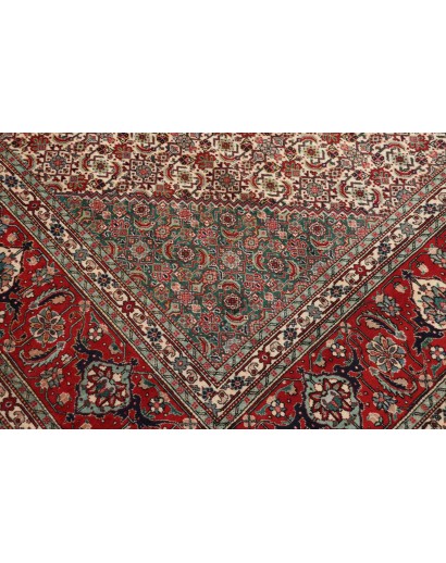 Tappeto Tabriz 40 Raj Persia azzurro grigio 308x397