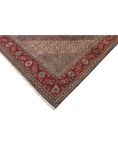 Tappeto Tabriz 40 Raj Persia azzurro grigio 308x397
