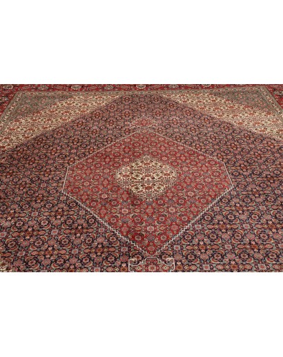 Tappeto Tabriz 40 Raj Persia azzurro grigio 308x397