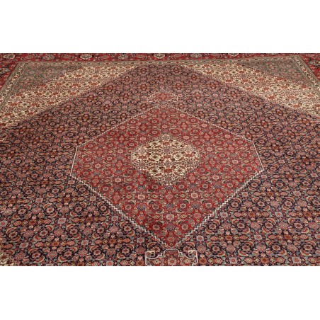 Tappeto Tabriz 40 Raj Persia azzurro grigio 308x397