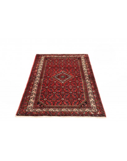 Tappeto Hamadan Persia grigio marrone 98x143