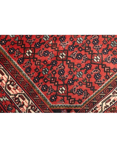 Tappeto Hamadan Persia grigio marrone 98x143