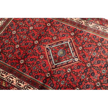 Tappeto Hamadan Persia grigio marrone 98x143