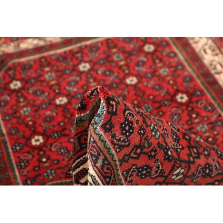 Tappeto Hamadan Persia grigio marrone 98x143