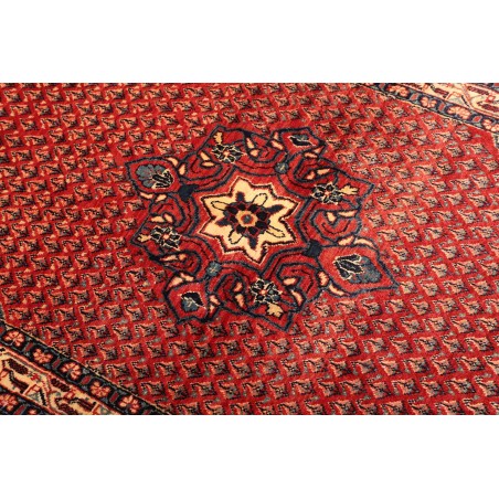 Tappeto Hamadan Persia marrone grigio 101x162