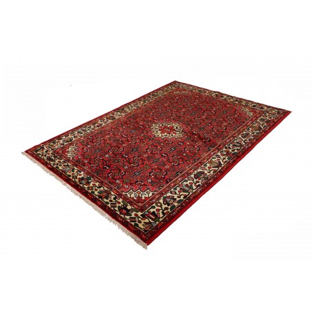 Tappeto Hamadan Persia grigio marrone 152x211