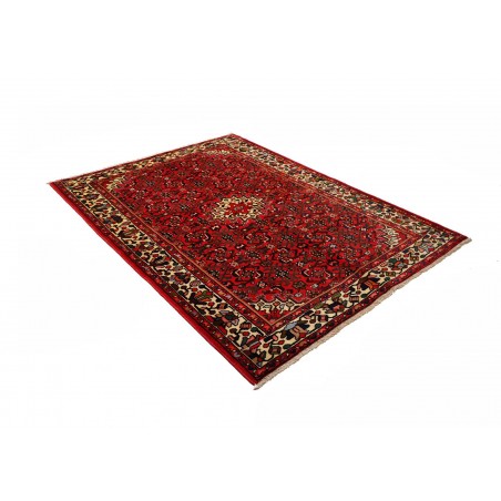 Tappeto Hamadan Persia grigio marrone 152x211