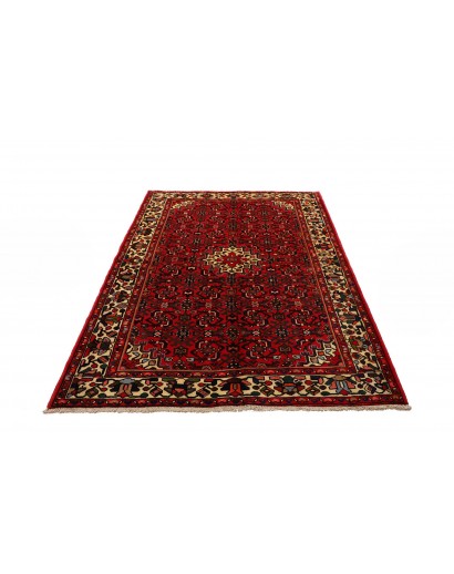 Tappeto Hamadan Persia grigio marrone 152x211