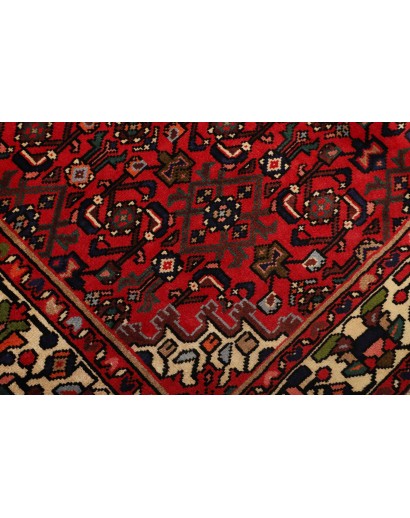 Tappeto Hamadan Persia grigio marrone 152x211