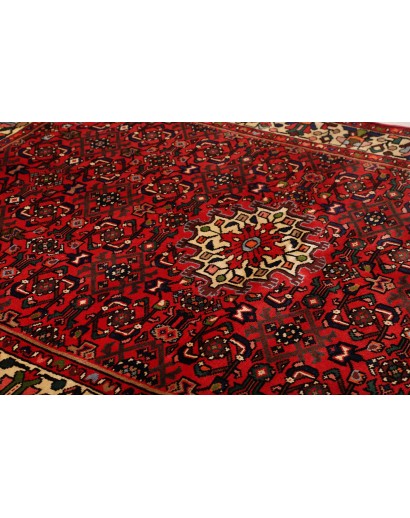 Tappeto Hamadan Persia grigio marrone 152x211