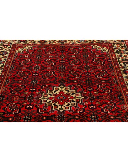 Tappeto Hamadan Persia grigio marrone 152x211