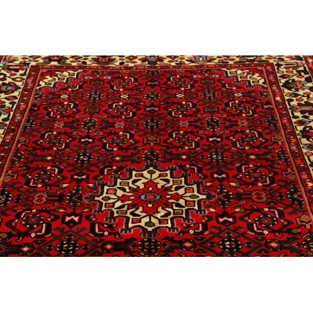 Tappeto Hamadan Persia grigio marrone 152x211