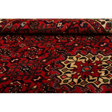 Tappeto Hamadan Persia grigio marrone 152x211