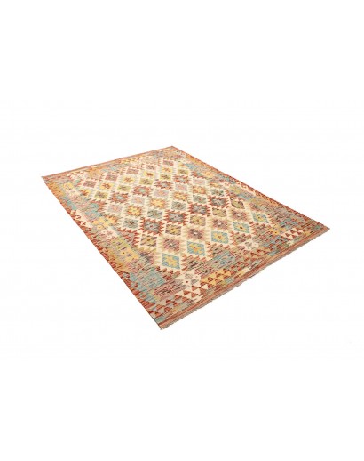 Tappeto Kilim Afghanistan marrone 154x204
