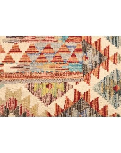 Tappeto Kilim Afghanistan marrone 154x204
