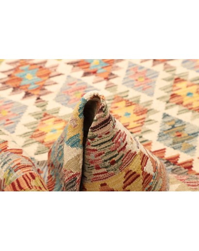Tappeto Kilim Afghanistan marrone 154x204