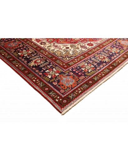 Tappeto Tabriz Persia marrone giallo 304x399