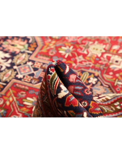 Tappeto Tabriz Persia marrone giallo 304x399