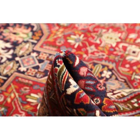 Tappeto Tabriz Persia marrone giallo 304x399