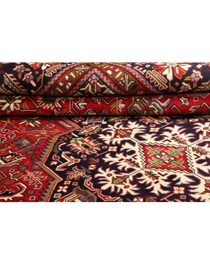Tappeto Tabriz Persia marrone giallo 304x399