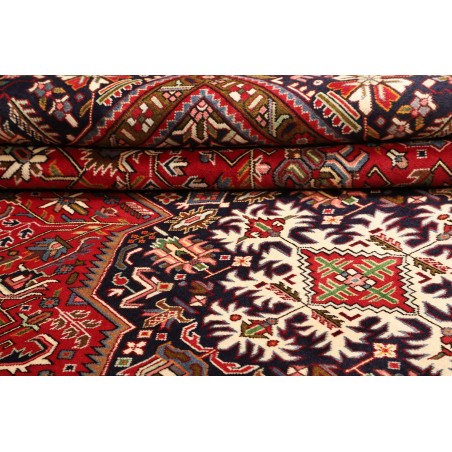 Tappeto Tabriz Persia marrone giallo 304x399