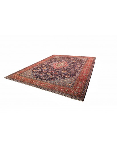 Tappeto Sarough Persia azzurro giallo 300x390