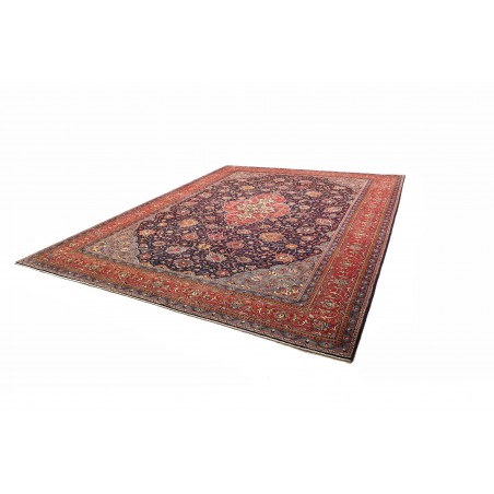 Tappeto Sarough Persia azzurro giallo 300x390