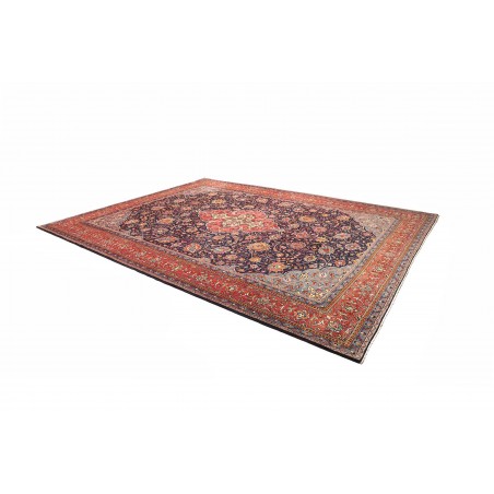 Tappeto Sarough Persia azzurro giallo 300x390
