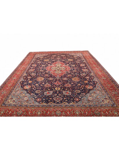 Tappeto Sarough Persia azzurro giallo 300x390
