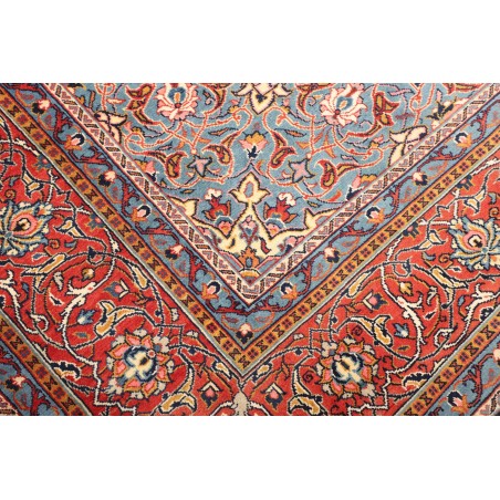 Tappeto Sarough Persia azzurro giallo 300x390