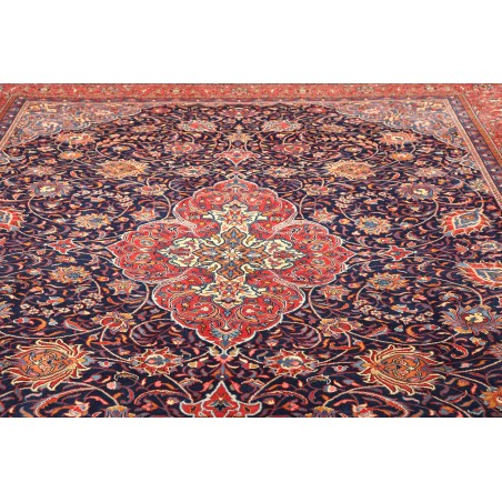Tappeto Sarough Persia azzurro giallo 300x390