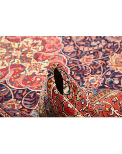 Tappeto Sarough Persia azzurro giallo 300x390