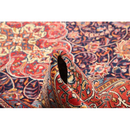Tappeto Sarough Persia azzurro giallo 300x390