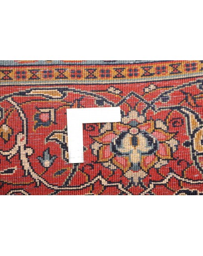 Tappeto Sarough Persia azzurro giallo 300x390