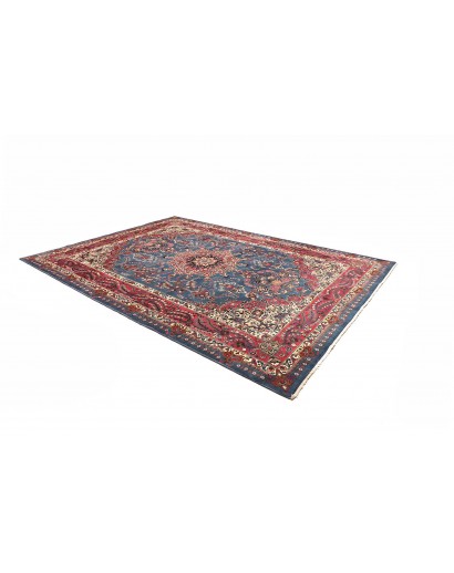 Tappeto Kashmar Persia azzurro rosso 246x350
