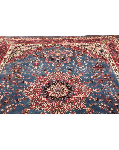 Tappeto Kashmar Persia azzurro rosso 246x350