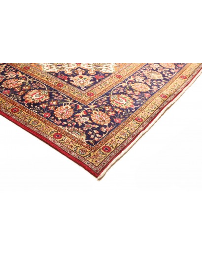 Tappeto Tabriz Persia marrone giallo 298x410