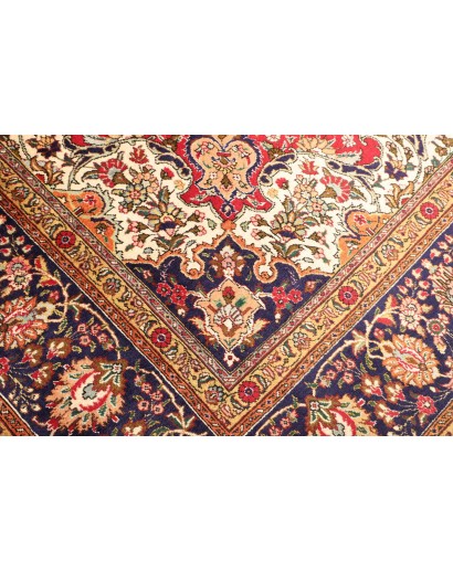 Tappeto Tabriz Persia marrone giallo 298x410