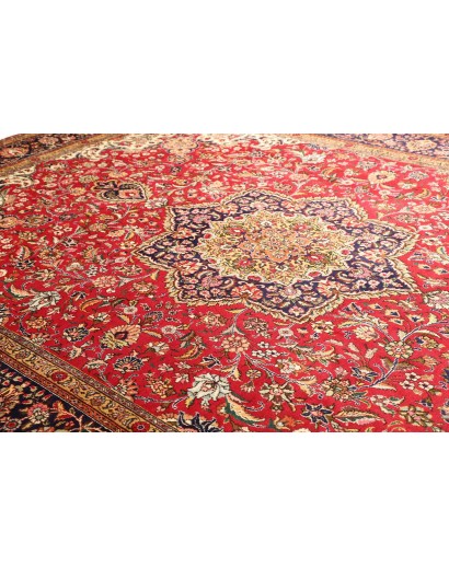 Tappeto Tabriz Persia marrone giallo 298x410