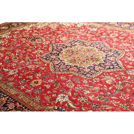 Tappeto Tabriz Persia marrone giallo 298x410