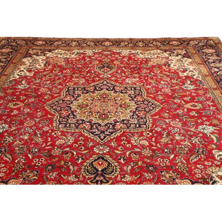 Tappeto Tabriz Persia marrone giallo 298x410