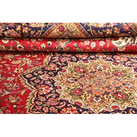 Tappeto Tabriz Persia marrone giallo 298x410