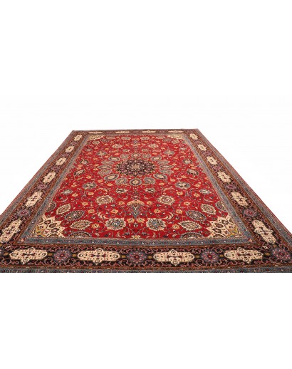 Tappeto Sarough Persia marrone giallo 298x390