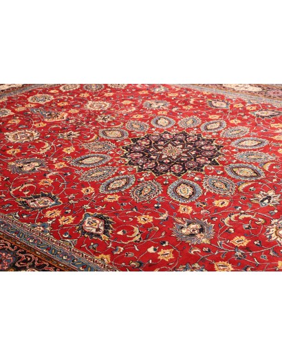 Tappeto Sarough Persia marrone giallo 298x390