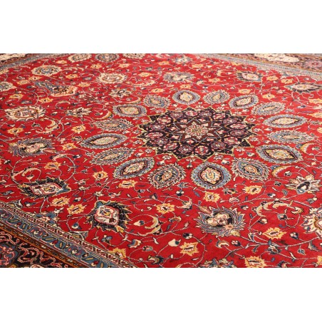 Tappeto Sarough Persia marrone giallo 298x390