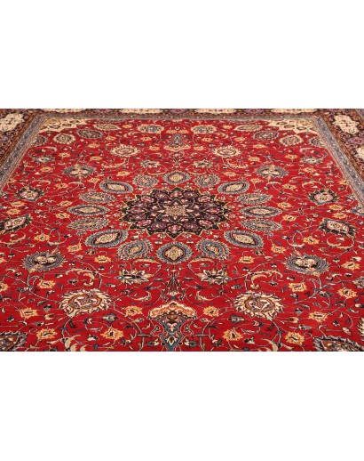 Tappeto Sarough Persia marrone giallo 298x390