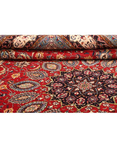 Tappeto Sarough Persia marrone giallo 298x390