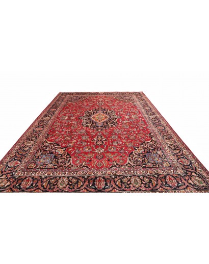 Tappeto Mashad Persia marrone giallo 292x405